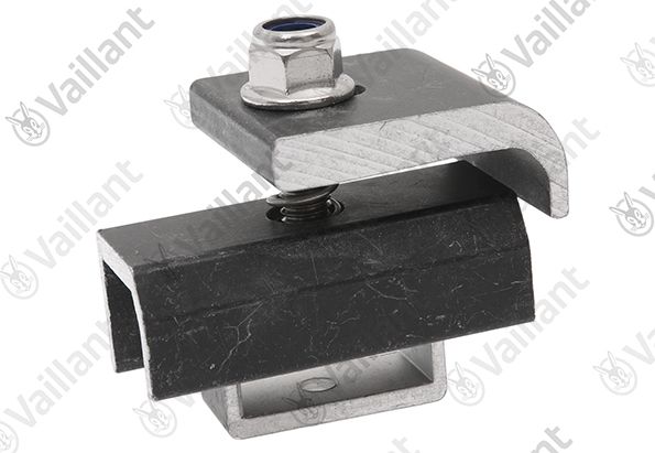 VA Klammer Kollektorbefestigung Schwarz VFK 125-150 D, V, H Schwarz