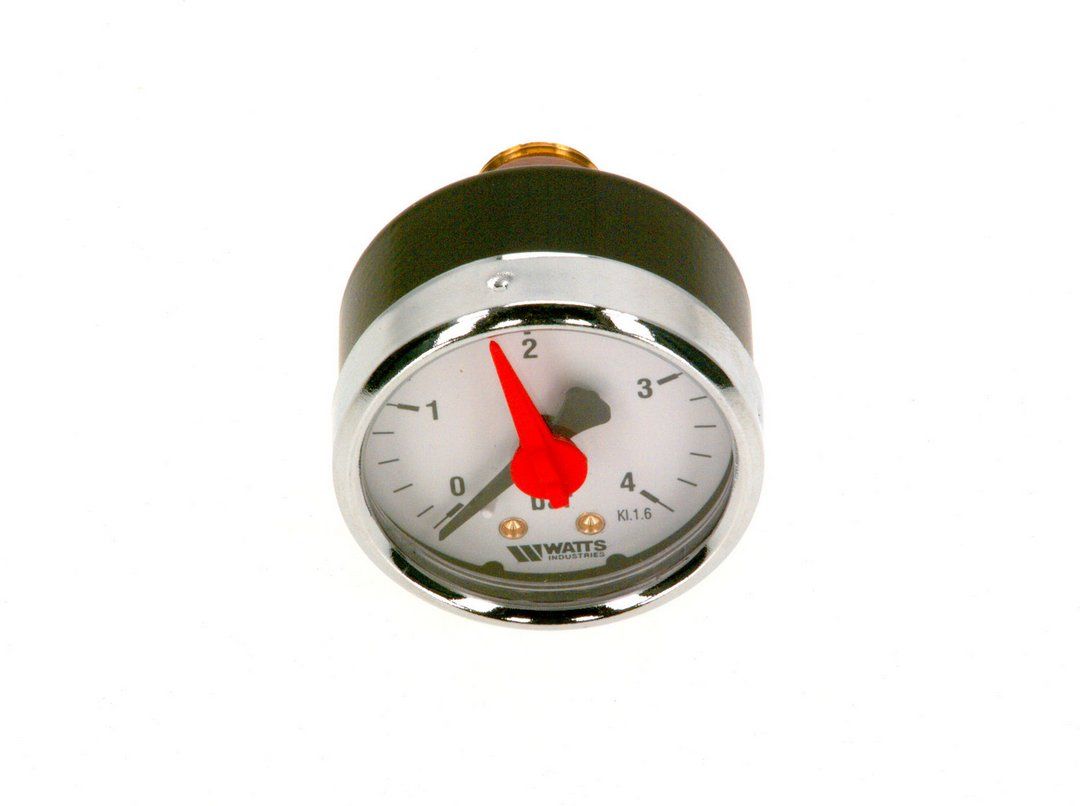 JU Manometer G3/8 D50, axial 0-4bar für KUB 19,27-3