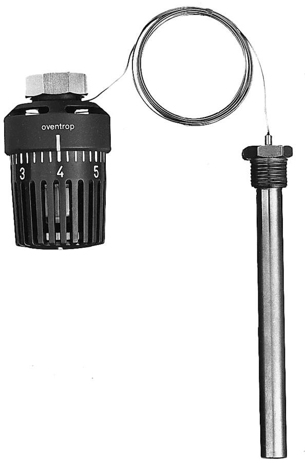 Temperaturregler Oventrop 20 - 50 Grad mit Tauchfühler   2 Meter