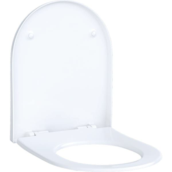 WC-Sitz Acanto Slim m.Deckel Wrap over antibakteriell weiss Geberit