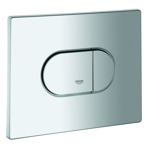 GROHE Abdeckplatte 42379 mit Drucktaste mattchrom