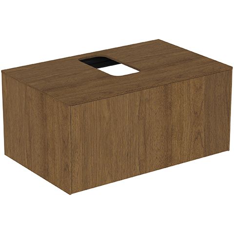 IS Schubladenfront Conca für WTU 780x356mm Walnuss Dunkel, Alte Nr.2019
