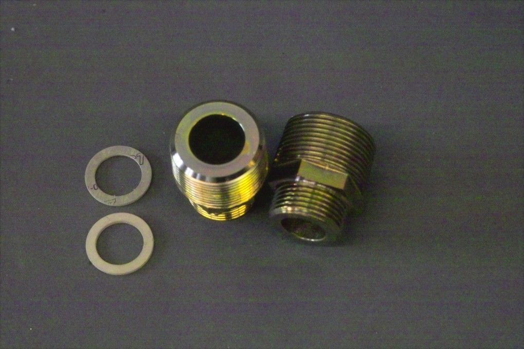 Brötje Doppelnippel VL/RL am Wärmetausch er mit Dichtungen