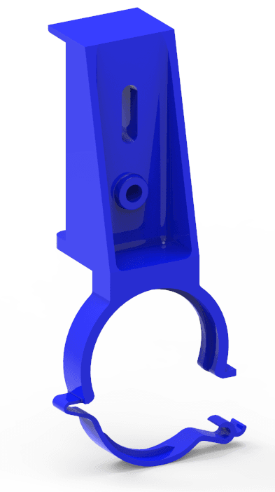 CONEL Schelle WT für Abgangsbogen tiefenverstellbar