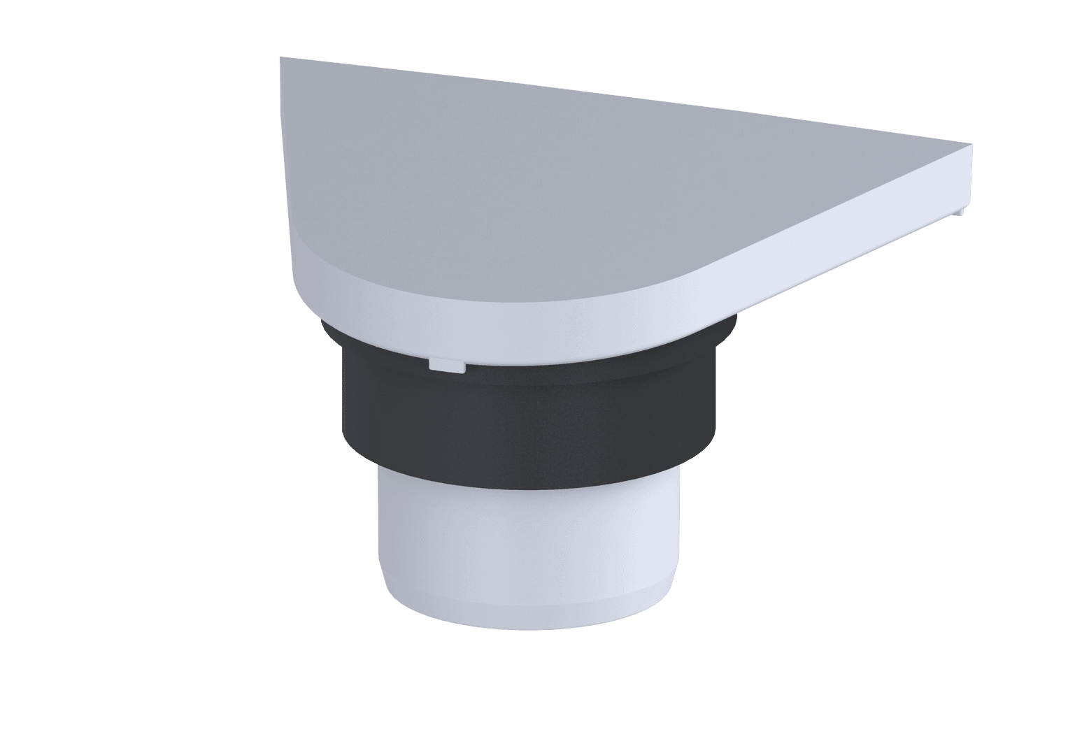 KESSEL-Minilift L Abdeckung Zulauf DN40 inkl. Dichtung