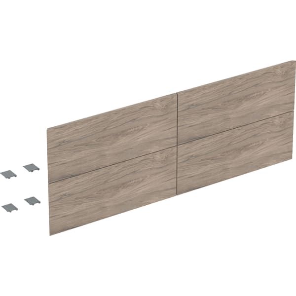 GE Set Schubl.-Frt für ONE US, 4 Schubl. für WT B: 135cm, Nussbaum hickory