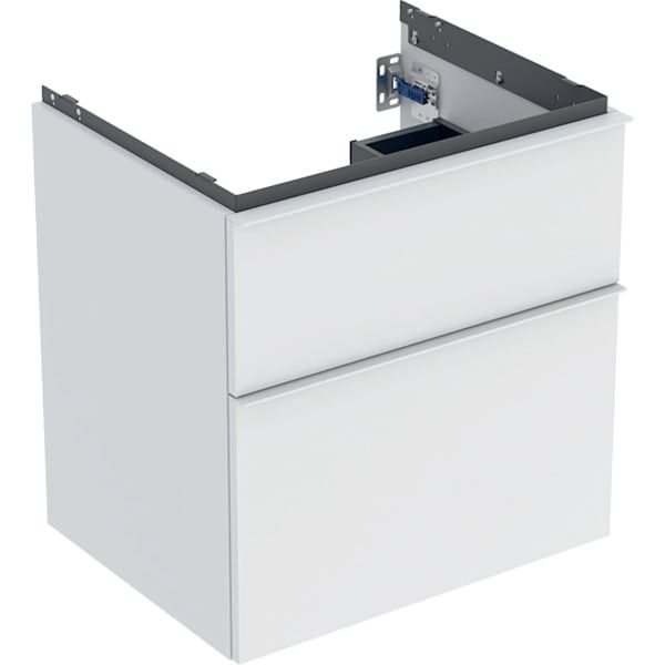 GE iCon Unterschrank für WT, 2 Schubl. 59,2x61,5x47,6cm, weiß matt