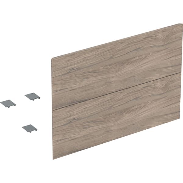 GE Set Schubl.-Frt für ONE US, 2 Schubl. für WT B: 75cm, Nussbaum hickory