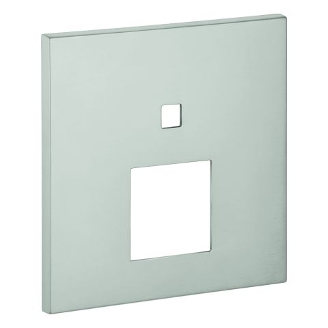 GROHE Rosette 48431 eckig für EHM-FMS mit 2-Wege Umstellung supersteel