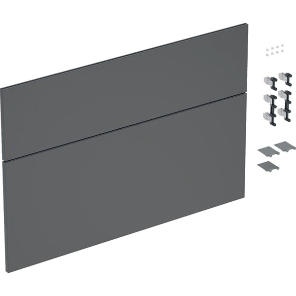 GE Schubladenfront Set für iCon für WT B:90cm, lava matt