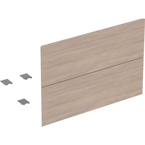 GE Set Schubl.-Frt für ONE US, 2 Schubl. für WT B: 75cm, Eiche