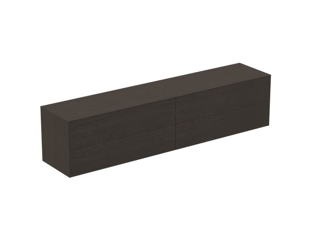 IS Obere rechte Schubladenfront Conca 1180x267mm Eiche Geflammt