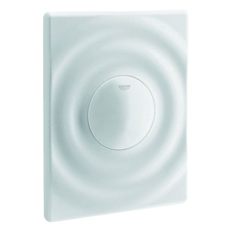 Abdeckplatte Surf weiss f.UP-WC-Druckspüler Grohe