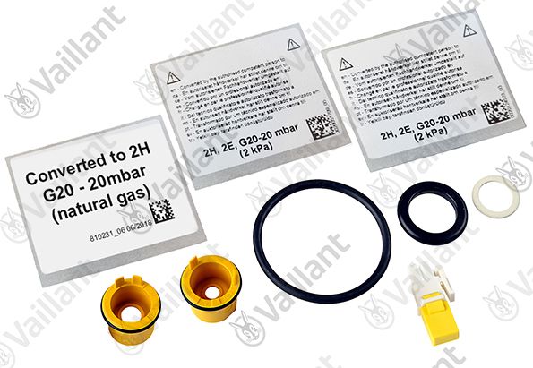 Vaillant Umstellsatz auf H