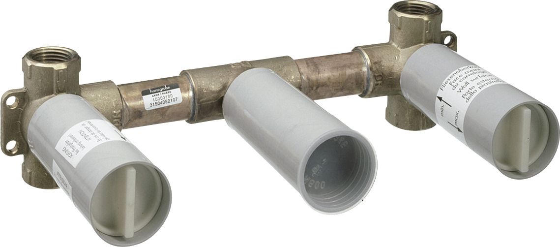 Unterputzteile H.Grohe f.3-Loch- Waschtischwandbatterie