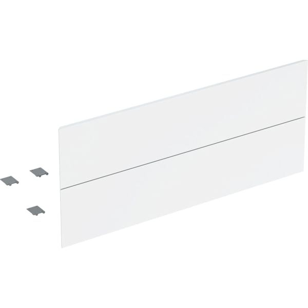 GE Set Schubl.-Frt für ONE US, 2 Schubl. für WT B: 120cm, weiß glänzend
