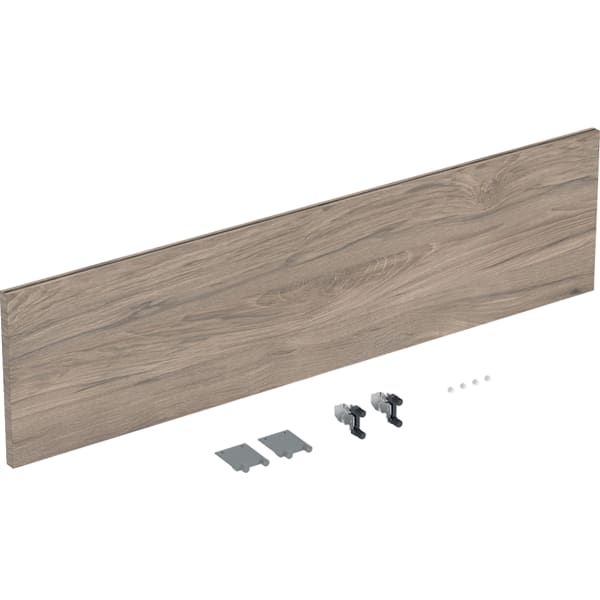 GE Schubladenfront für iCon Unterschrank für HWB B:90cm, Nussbaum hickory