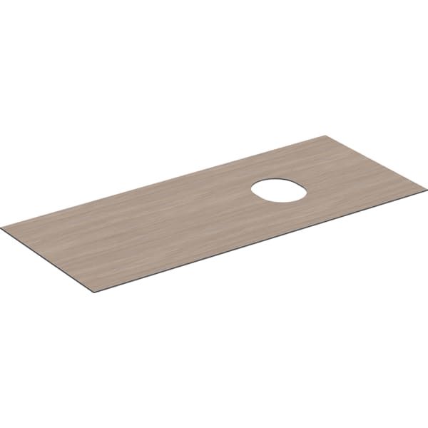 GE VariForm Abdeckplatte für US f. AS-WT mit 2 und 3 Schubl. B=120cm, Eiche