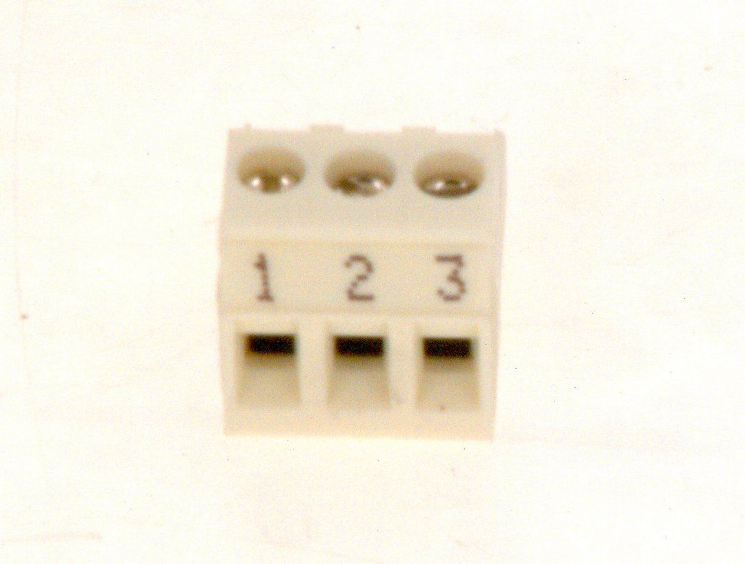 JU Anschlussklemme steckb 3-pol weiß R5