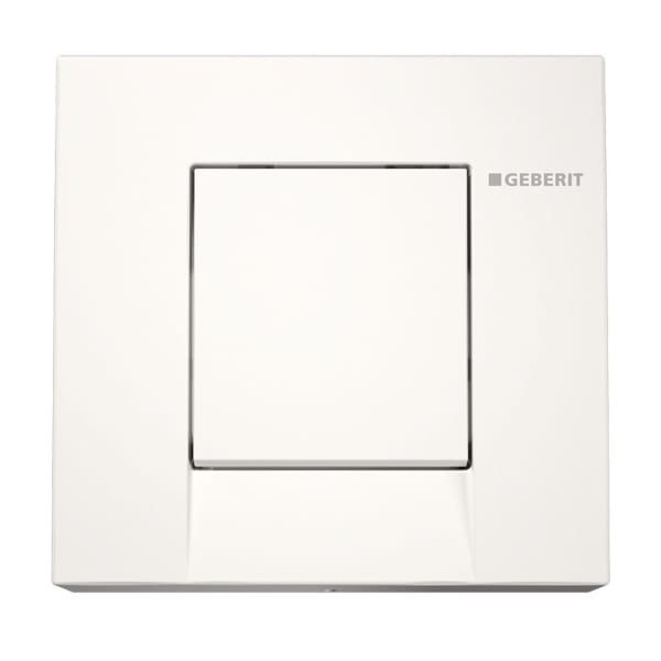 GE Bolero BetPl. für UR-Strg. mit pneumatischer Sp-Ausl., weiß-alpin