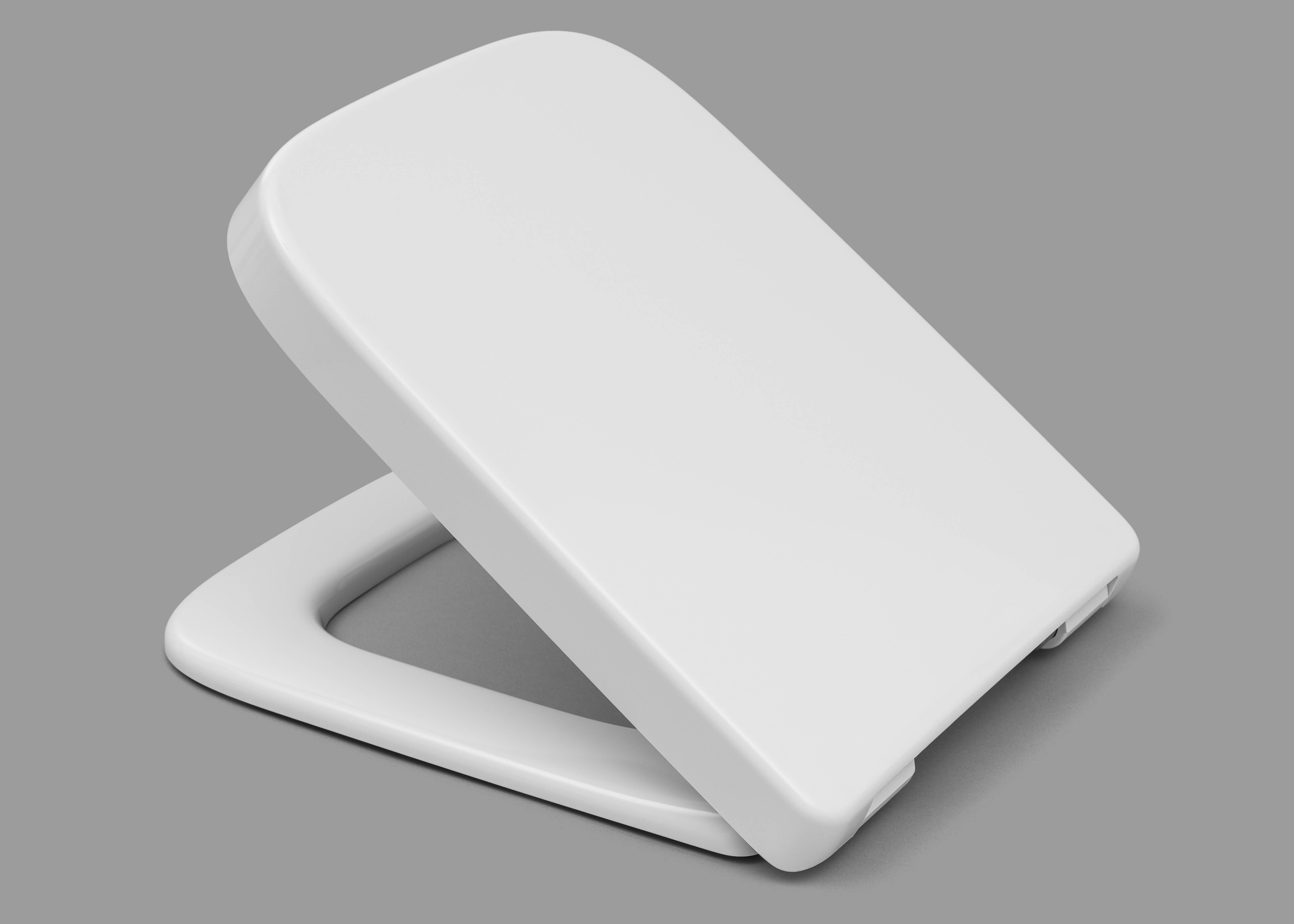 WC-Sitz Makira weiss mit Absenkautomatik u.Take Off weiss pass.z.Renova Plan HARO