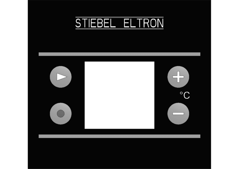Klebeblende SHZ-LCD KU Stiebel Eltron