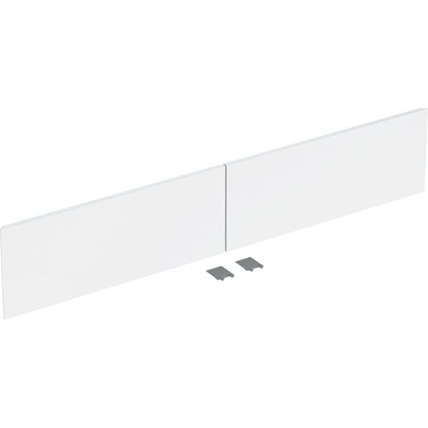 GE Set Schubl.-Frt für ONE US, 2 Schubl. für WT B:135cm, weiß hochglänzend