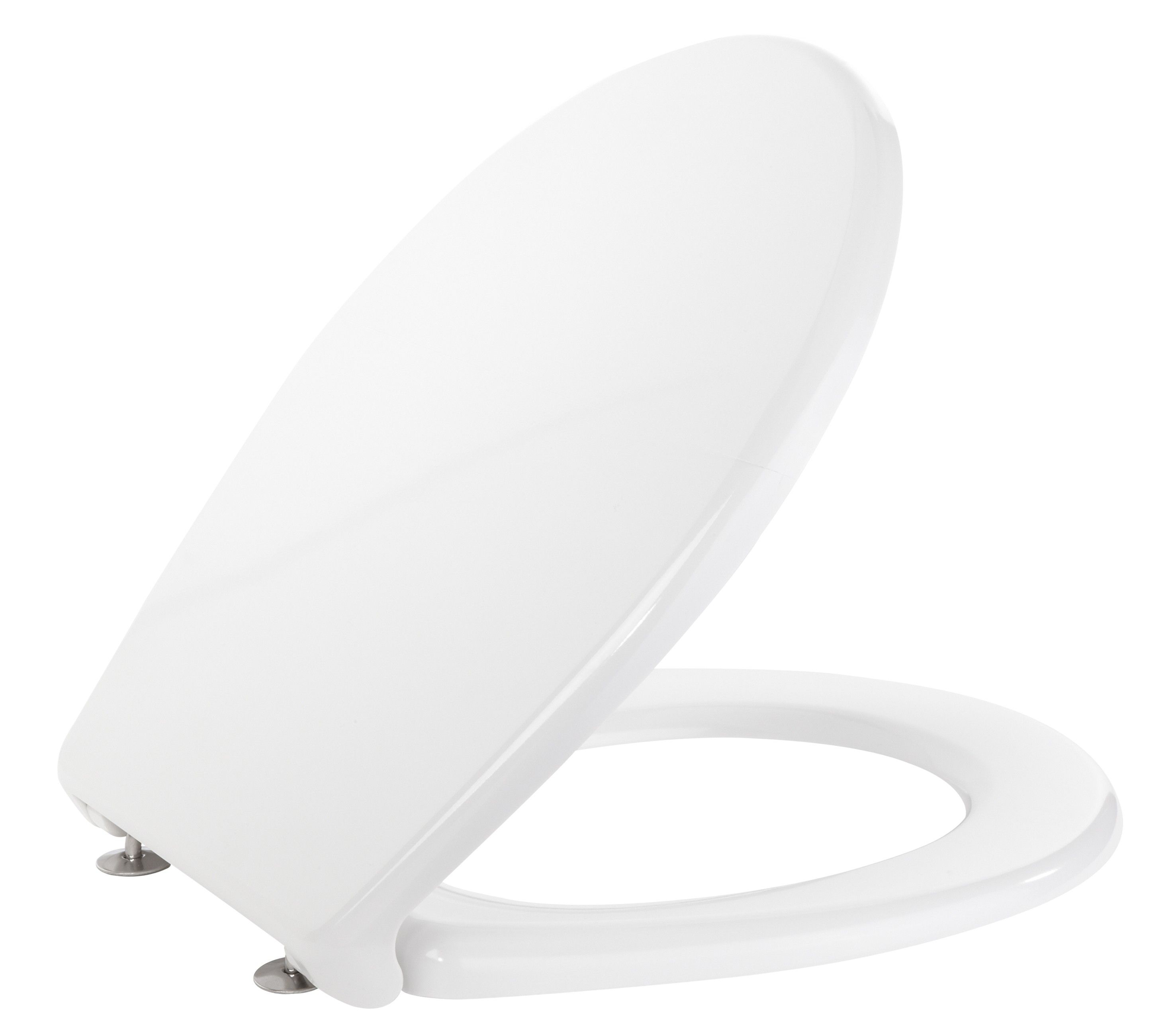 WC-Sitz MARO weiß TRINNITY mit Deckel und Edelstahlscharnier