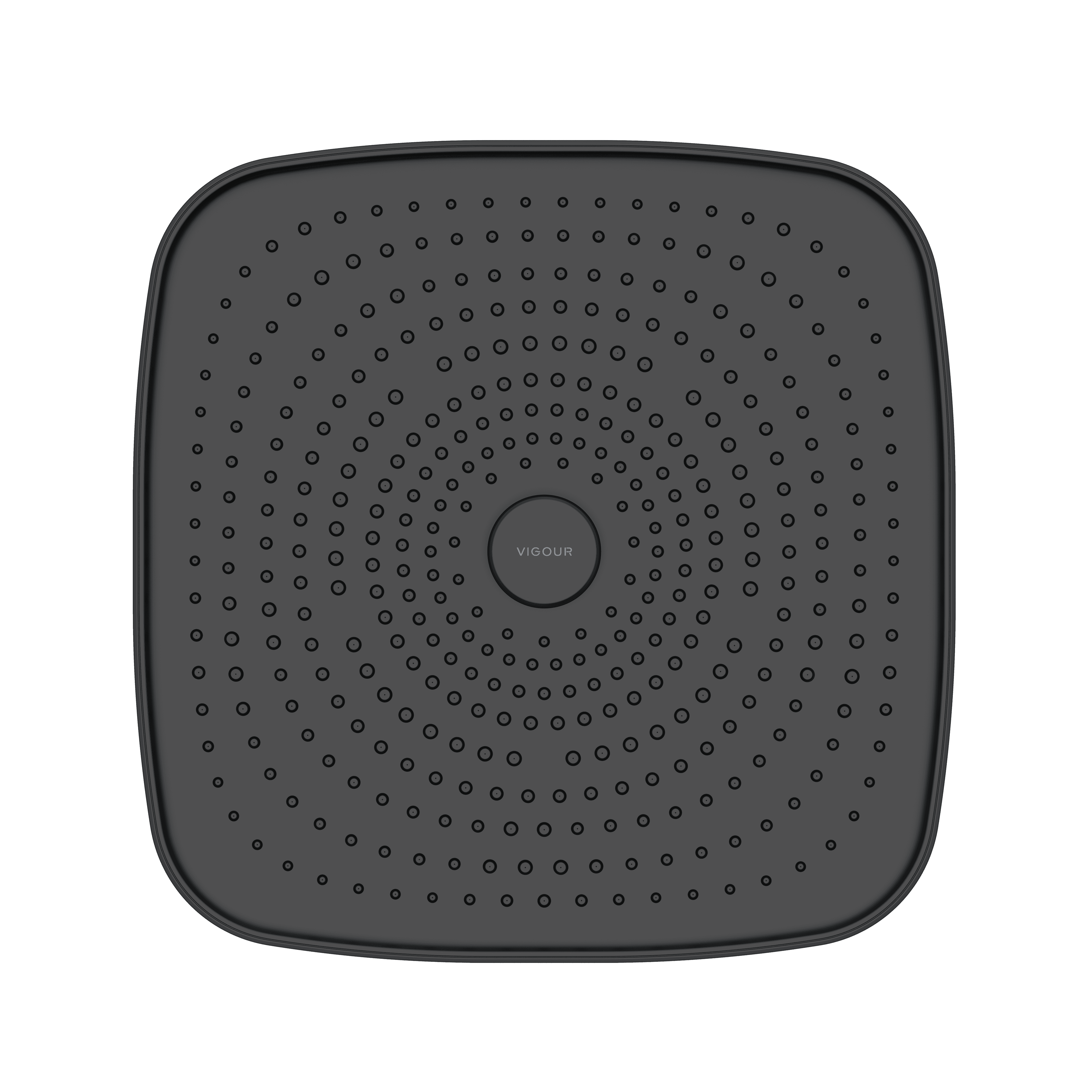 Kopfbrause individual 3.0, 260x260mm mit Umsteller schwarzmatt VIGOUR