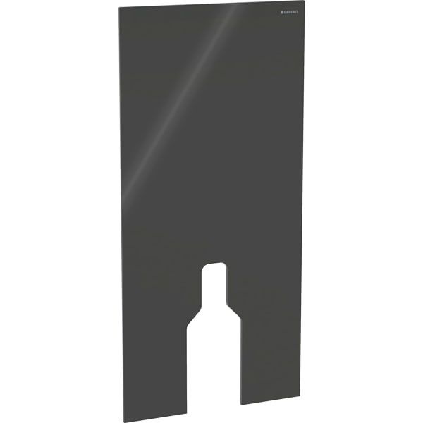 GE Frontverkleidung für Geberit Monolith für Stand-WC 101cm Glas schwarz