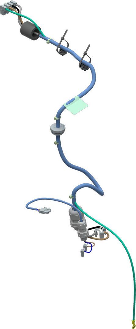 BOSCH Ersatzteil TTNR: 8738213904 Kabelbaum Kompressor 7 kW