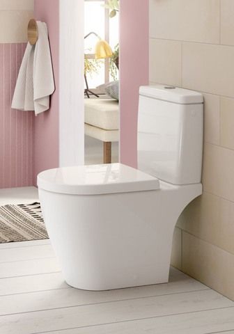 WC-Sitz Avento weiß Edelstahl Scharniere m.Softclose u.Quickrelease VB