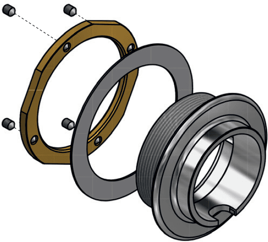 CONTI+ Set Befestigungsring inklusive Madenschrauben