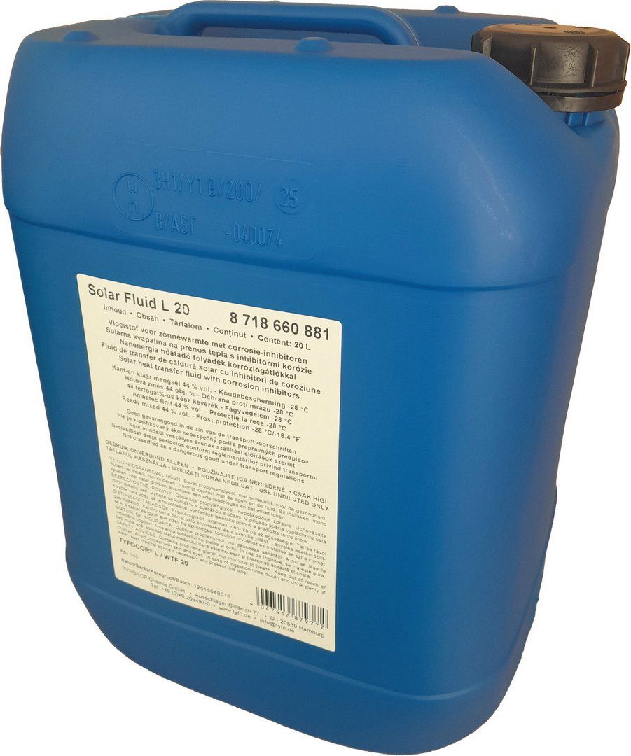 Junkers Wärmeträgerflüssigkeit SFF 20 Tyfocor L 20 Liter für Flachkollektoren