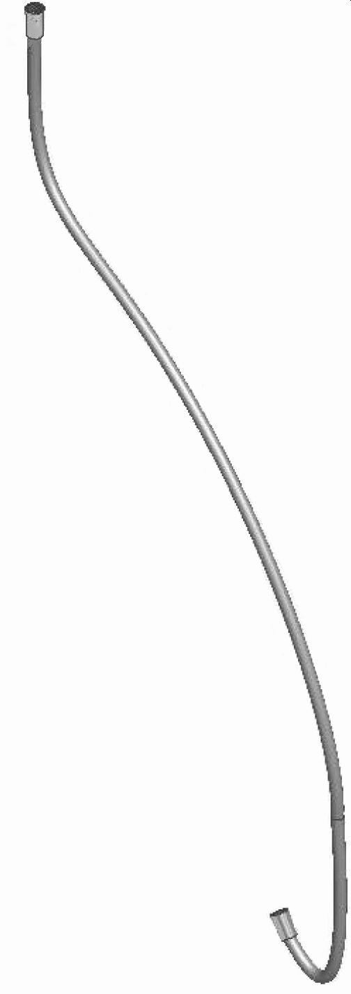 CONTI+ PVC-Brauseschlauch silber 1,75 Meter