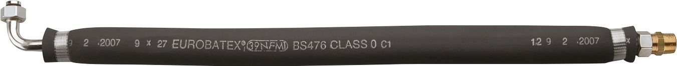 Flexibler Anschlussschlauch f.Exafill 3/4" x 800mm m.einseit.Winkelanschl.