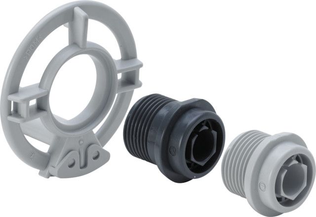 Viega Zulaufflansch 6149.90 in Kunststoff grau