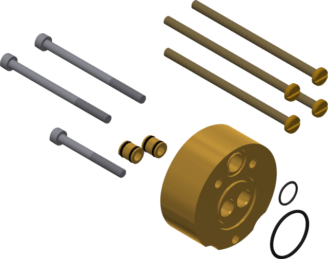 AR Verlängerungsset, F5, hydr. Duscharm. m. Mischer, 25 mm