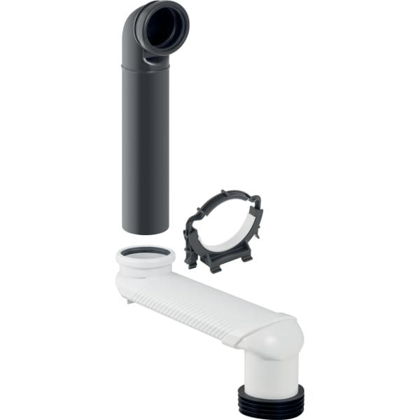 WC-Etagenbogengarnitur Monolith waagerecht