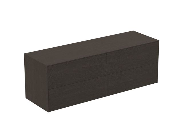 IS Obere rechte Schubladenfront Conca 780x267mm Eiche Geflammt