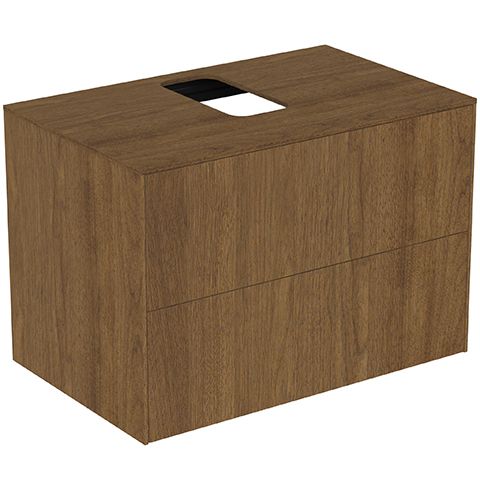 IS Obere Schubladenfront Conca f. WTU 780x267mm WalnussDun.,AlteNr.2019