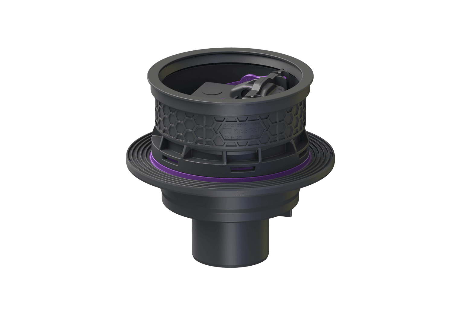 KESSEL-Grundkörper Universale Plus senkrecht, mit Geruchsverschluss, WU