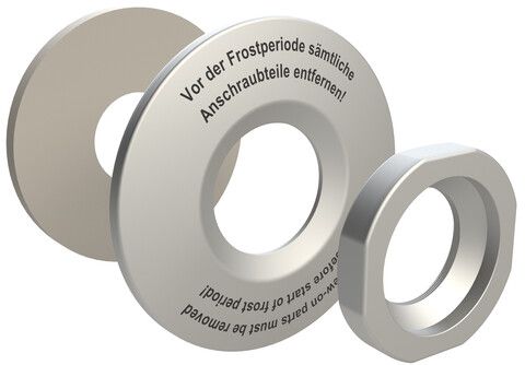 KEMPER FROSTI-zweiteilige Wandscheibe für Frostsichere Außenarmatur