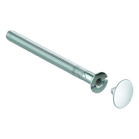 Linsenkopfschraube m.Kappe f.UP-Wandros. f.derby/DerbyTOP/clivia verchromt VIGOUR