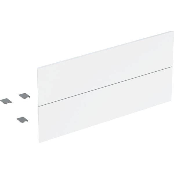 GE Set Schubl.-Frt für ONE US, 2 Schubl. für WT B: 105cm, weiß glänzend