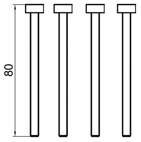 CONTI+ CONGENIAL FIT Verlängerungs. 30mm für elektr. Duschen