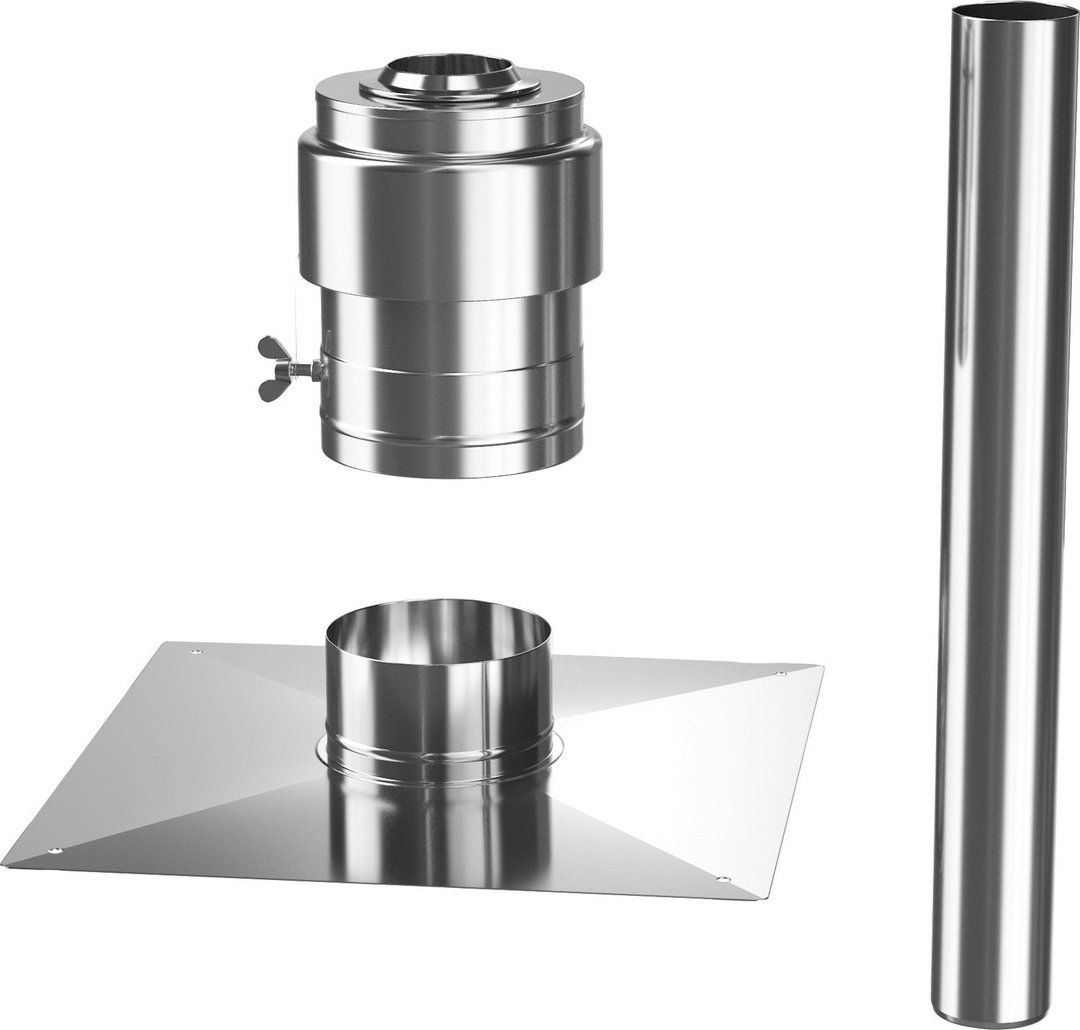 BOSCH Abgaszubehör FC-O60 Schachtabdeckung Edelstahl d:60 mm