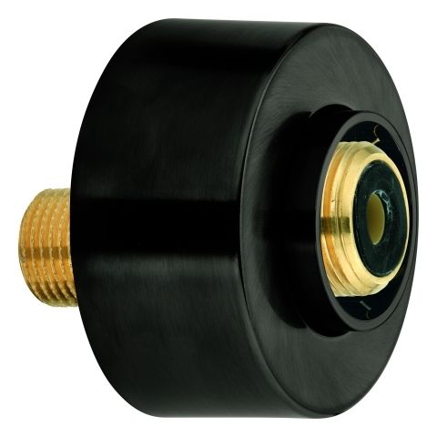 GROHE S-Anschluss 12693 hard graphite gebürstet