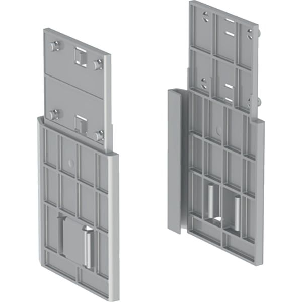 GE Verlängerung Seitenteil, zu Monolith Sanitärmodul WC und Bidet mittelgrau