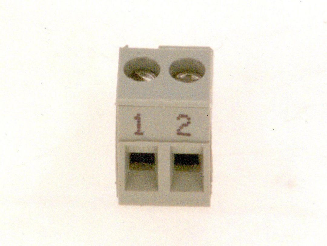 JU Anschlussklemme steckb 2-pol grau eve